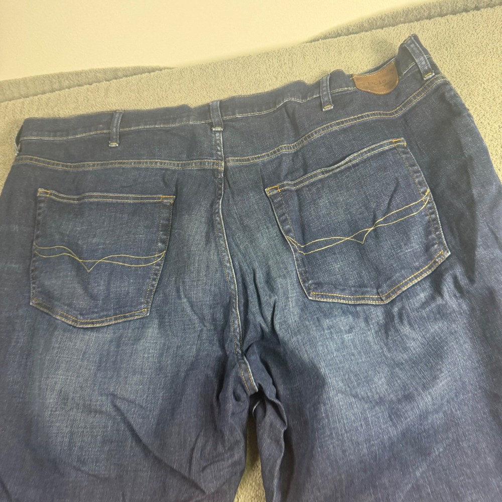 Polo Ralph Lauren Hampton Relaxed Straight Jeans Dark Wash 48 x 30 Mens Denim